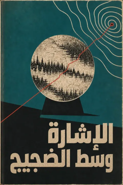 غلاف كتاب الإشارة وسط الضجيج