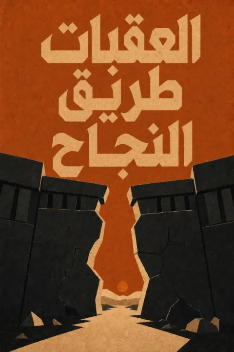 غلاف كتاب العقبات طريق النجاح