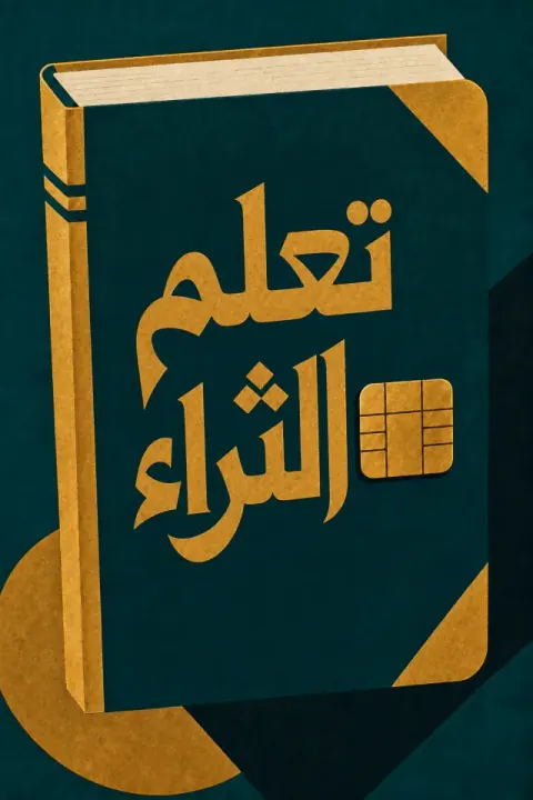 غلاف كتاب سأعلمك كيف تصبح ثريًا