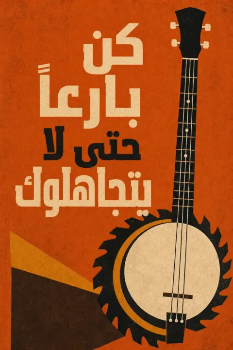 غلاف كتاب كن بارعاً حتى لا يتجاهلوك