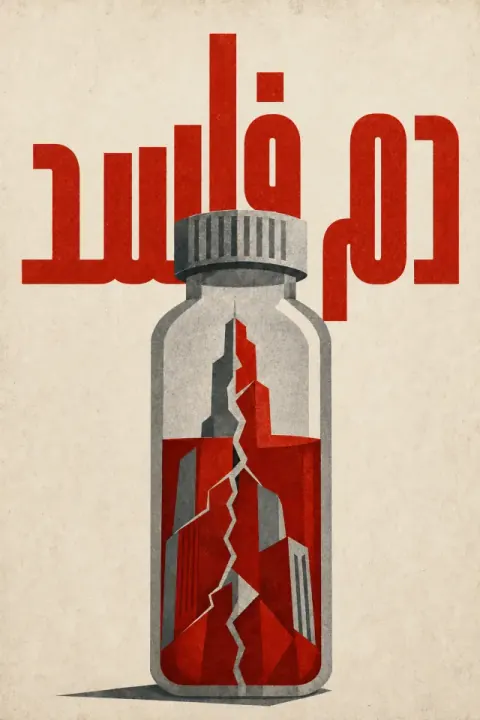 غلاف كتاب دم فاسد